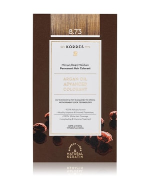 Korres Arganöl Hochentwickelte Haarcoloration / Golden Caramel 8.73 Haarkleur 1 ct