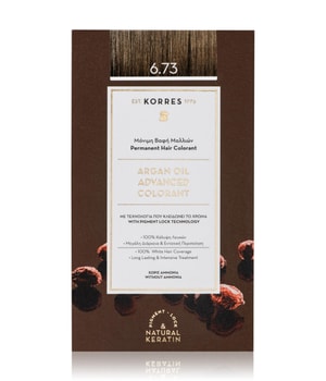 Korres Arganöl Hochentwickelte Haarcoloration / Golden Cocoa 6.73 Haarkleur 1 ct