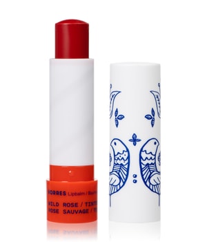 Korres Wild Rose Lip Balm getönt rot Lippenbalsem in Red 4.5 g
