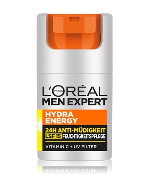 L'Oréal Men Expert Hydra Energy 24H Anti-vermoeidheid hydraterende gezichtscrème met Spf15 Gezichtscrème 50 ml