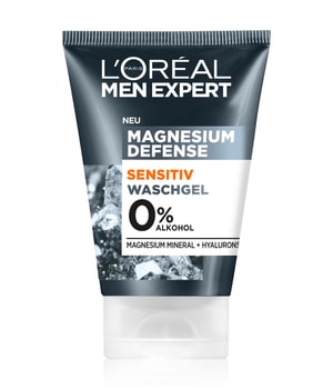 L'Oréal Men Expert Magnesium Defense Sensitiv 0% Alkohol Reinigingsgel 100 ml