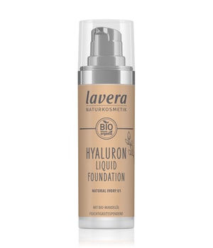lavera Hyaluron Liquid Foundation Foundationcrème Nr. 01 - Natural Ivory 30 ml Dames