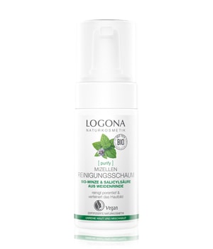 Logona Purify Mizellen Reinigungsschaum Bio-Minze & Salicylsäure aus Weidenrinde Reinigingsschuim 100 ml
