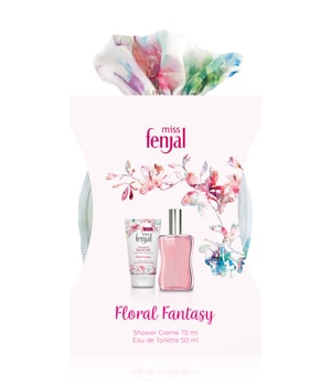 miss fenjal Floral Fantasy Eau de Toilette (EdT) + Dusche + Beauty Bag Geurset 3 st