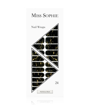 Miss Sophie Marbleous Black Nagelsticker in Muster Metallic 20 g