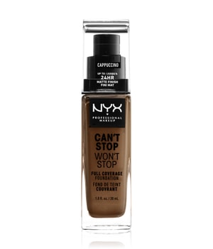 NYX Professional Makeup Can't Stop Won't Stop 24-Hour Foundation Podkład w płynie 30 ml Nr. 17 - Cappuccino