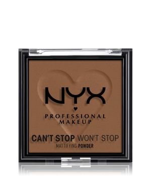 NYX Professional Makeup Can’t Stop Won’t Stop Mattifying Powder Kompaktpuder · 6 g · Braun