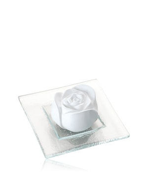 Primavera duftsten roseblomst med glastallerken Duftdiffuser