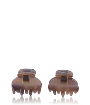 Solida Gegolfde waterklem 2,7 cm x 2,6 cm bruin Haarspelden 2 ct