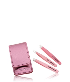 Tweezerman Micro Mini Pinzetten Set 3-tlg. Pink Pincett