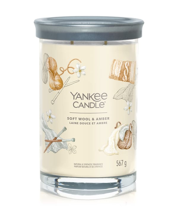 Image du produit 1 sur 2, Yankee Candle Soft Wool & Amber Bougie parfumée