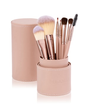 Zoë Ayla Makeup Brush Set and Cylindric Case 7 Pices Børstesæt