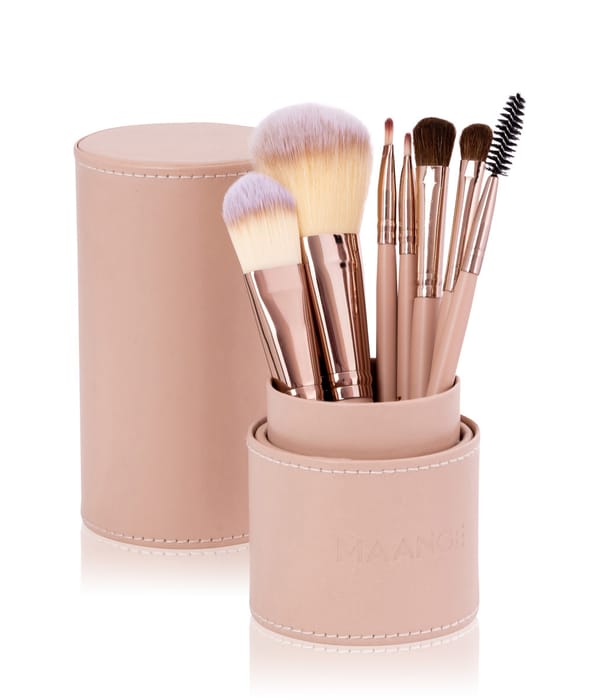 Produktbillede 1 af 1, Zoë Ayla Makeup Brush Set and Cylindric Case Børstesæt