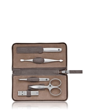 Zwilling Maniküre Pediküre Set 3tlg. mit Kombi-Nagelschere, Leder, schwarz Manicureset 1 st